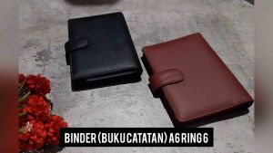 Binder Catatan Keuangan Harian: A6 Ring, Agenda Financial Planner & Tempat Penyimpanan File
