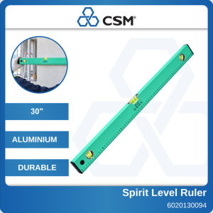 YCH Aluminium Spirit Level 30" 75cm 3 Vial Bubble Level Measuring Tool