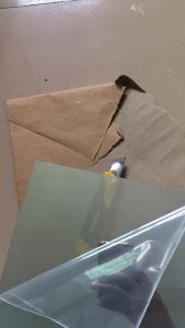 lot Acrylic Two Way Mirror 300x400x1mm Can Be Seen Through Rectangle Double Side Mirrors Both sides are reflective surfaces