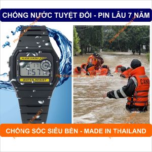 Đồng Hồ Điện Tử CA.S|.O Chống Nước Tuyệt Đối 9 SX tại Thailand Pin Lâu 7 Năm Đầy Đủ Chức Năng CH01
