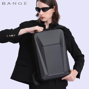 Bange Axis Hard Cover Laptop Backpack Multi-Compartment Water Resistant (15.6”) Fashion Beg Laptop College Backpack 电脑包