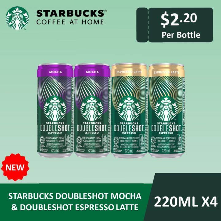 Starbucks Doubleshot Espresso Latte 220ml Doubleshot Mocha 220ml Lazada Singapore 8398