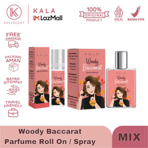 KALA Parfum Woody Spray dan Roll On Parfume Wanita Tahan Lama BPOM