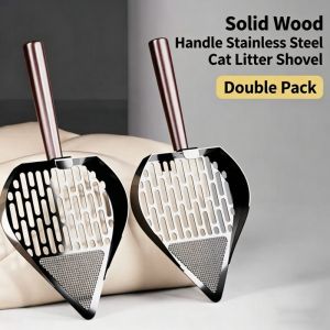 【🔥🔥SG SPOT】Stainless Steel Cat Litter Scoop Cat Litter Shovel Pet Cleaning Tools Cat Litter Scoop Rust Proof