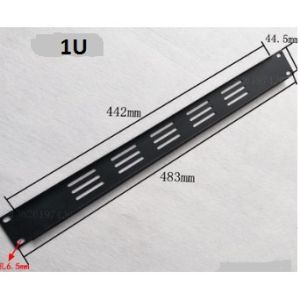 Flight Case Accessories Chassis baffle 1U 2U 3U punching panel Ventilation Plate back panel