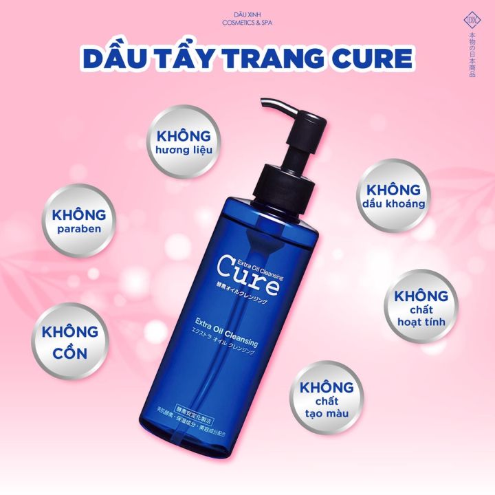 DẦU TẨY TRANG CURE EXTRA OIL CLEANSING NHẬT BẢN 200ML - SẢN PHẨM TỐT ...