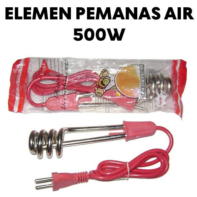 Elemen Pemanas Air Spiral Water Heater Celup 500w Lazada