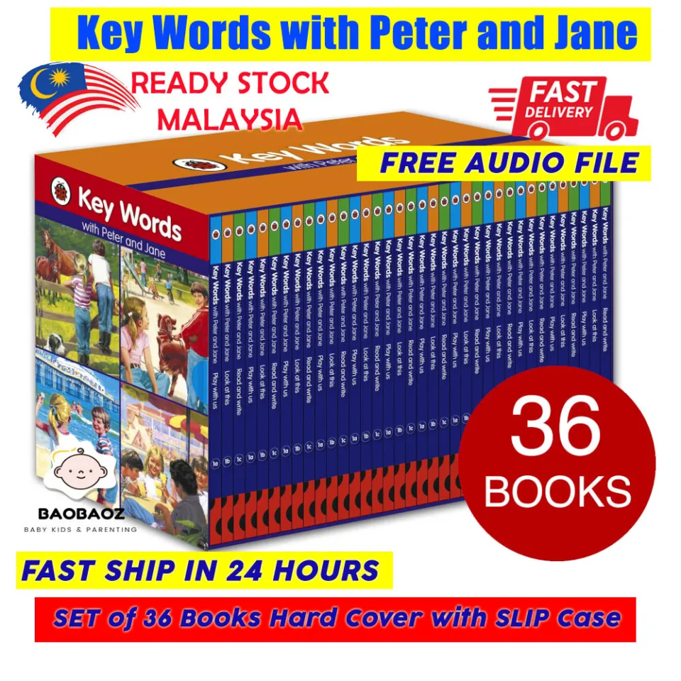 Ladybird Key Words with Peter and Jane (36 books hard cover