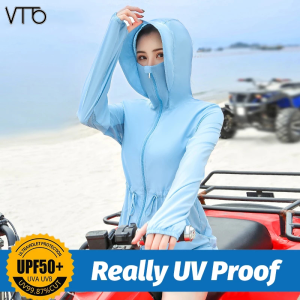 Women Thin Hooded Cardigan Summer Jacket Anti Spray Safety UV Sun Protection Casual Beach Lady Sunscreen Outwear