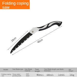 400 490 520 mm Pruning Folding Saw Hand Saw Quality SK-5 Steel Grafting Pruner for Trees Chopper Garden Tool