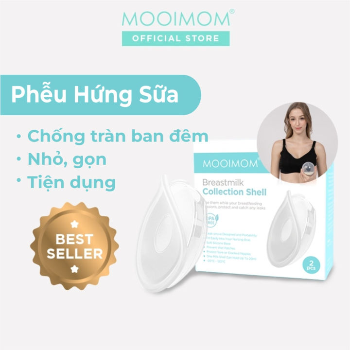 [CHÍNH HÃNG] MOOIMOM Phễu Hứng Sữa Tiện Lợi Cho Mẹ Cao Cấp A90801 ...