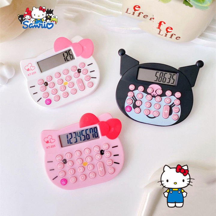 Hello Sanrio Calculators Cute Kawaii Stuff Kuromi Anime Cartoon Cosas ...