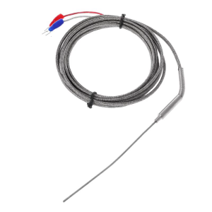 2m K Type Professional Thermocouple Stainless Steel 1.5mm Probe Temperature Controller Sensor
