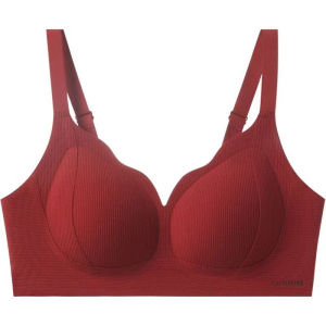 New Lifting Underwear Womens Fixed Cup Without Marks And Gathering Without Steel Rings And Anti-sagging Bra