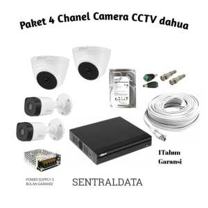 CCTV Dahua Paket 4channel Murah Bergaransi