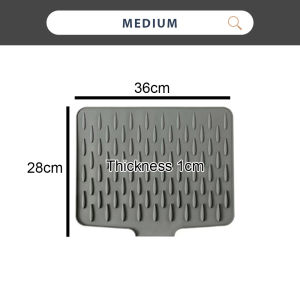Encora Heat Resistant Kitchen Silicone Drying Mat Foldable Non-Slip Mat Alas Silikon Boleh Lipat Tahan Haba