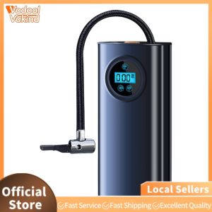 【Vakind】 Electric Air Compressor Rechargeable High Precision Handheld Air Pump with Digital Pressure Gauge Portable Air Pump 1500mAh for Motorbike Auto Bicycle
