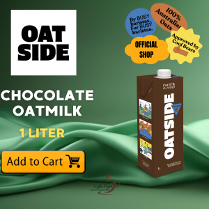 OATSIDE Chocolate Oat Milk 1L x6 Packs (Whole Case) - Rich Chocolate Flavor Meets Creamy Plant-Based Goodness