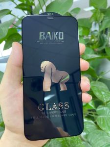 BAIKO Super Smooth Full Cover Tempered Glass Screen Protector for iphone 16 15 14 13 12 11 Pro MAX IPhone 7 8 Plus X XS MAX XR Tempered Glass Film Full coverage Explosion-Proof Clear Anti-fingerprint  9H hardness - Lazada