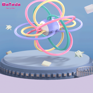 Bafada Musical Flashing Baby Rattles Teether Rattle Toy Rabbit Hand Bells Newborn Infant Early Educational Toys 0-12M