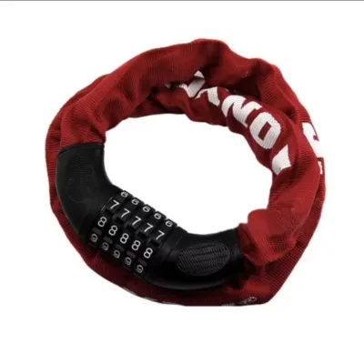 Premium 5 Digits Password Anti-Theft Bicycle Lock Bike Door Gate Security Chain Cable Lock - SG Stock