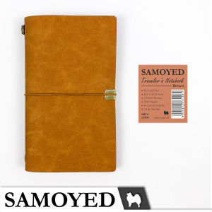 SAMOYED NBTV-L6 Buku Tulis / Catatan / Agenda / Jurnal / Travelers Notebook / Diary / Journal