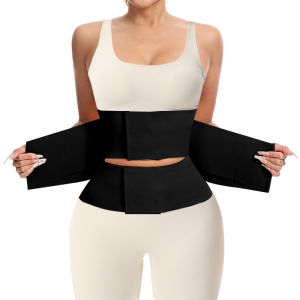 ผู้หญิงหน้าท้องเพรียว เครื่องฝึกเอวแบบพันคู่ การปรับเข็มขัดกระชับหน้าท้อง