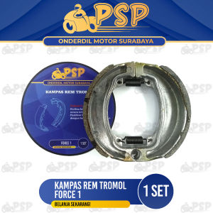 Kampas Rem Tromol Force 1 - Kanvas Kanvas Brake Shoe Breakshoe Rem Rim Tromol Belakang Yamaha Alfa