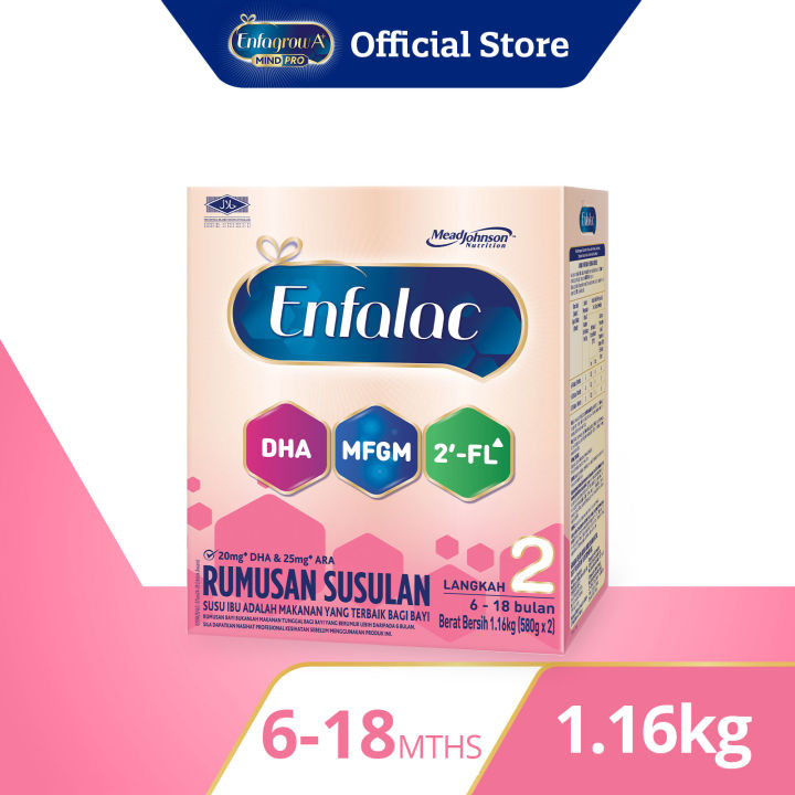 Enfalac Baby Step Susu Bayi Milk Formula Powder Susu