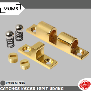 RMP - Catches keces jepit udang tiktak pelor kuningan silver Roller Grendel Masa Mata Ayam