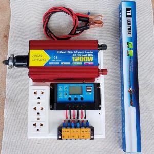 ชุดนอนนา1200W-SF เลือกได้ ชาร์จเจอร์30A โซล่าเซลล์ แสงอาทิตย์ ใช้ไฟฟรี 12V to 220V พร้อมส่ง