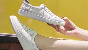 Genuine Leather 2026 Summer New Thick-Soled Slip-On Flat Versatile Retro Sandals For Women