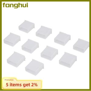 fanghui 10Pcs Plastic USB male anti-dust plug stopper cap cover protector lids