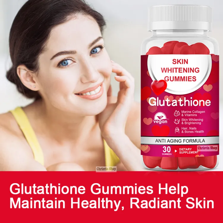 L Glutathione and Collagen Gummies Skin Whitening Anti Aging