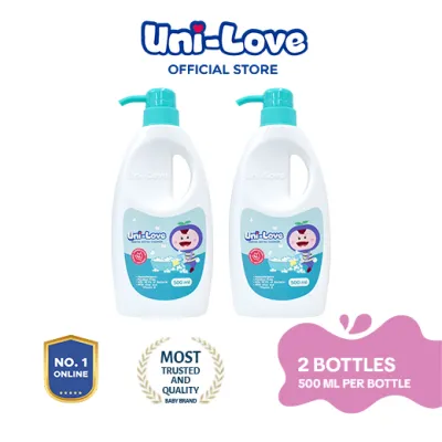 Uni-Love Baby Bottle Cleanser 500ml (Bottle) Bottle of 2