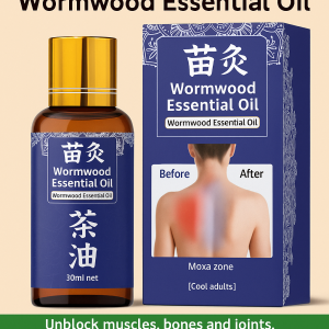 Herbal Moxibustion Roll On Chuanxiong And Achyranthes Seedling Moxibustion Neck And Shoulder Pain Relief Massage Oil