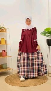 Setelan Rok Anak Mika 8-15 tahun GD 433 by Cutetrik Ready Murah