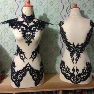 Renda Bordir Murah Model Gaun Romawi