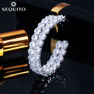 SEQUITOชุดเครื่องประดับงามสง่าPave CZสีม่วงพร้อมสีเขียวอ่อนพู่ห้อยหยดน้ำDROPต่างหูแบบห่วงสำหรับผู้หญิงBohoรอบต่างหูSE-190