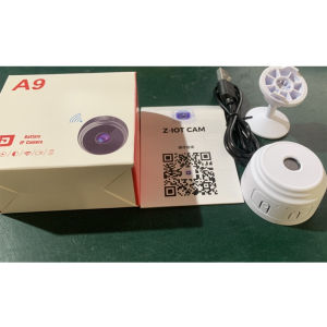 A9 cctv camera wifi connect to cellphon 1080P no need internet no need wifi with 360°panoramic ET