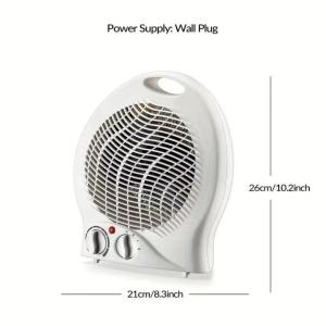 2kW Electric Small Space Heater 2 in 1 Heating Cooling Thermostat Heater Portable Hot and Cold Fan