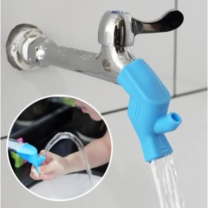 Sambungan Kran Air Silicone 2in1 Alat Penyambung Kepala Keran Wastafel Faucet Extender Bahan Silikon Elastis Dengan Lubang Pancur Barang Unik -REX-MART (BAYAR DITEMPAT/COD)