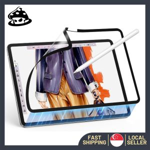 [✅SG Ready Stock] Paper Like Screen Protector For iPad Pro 13/12.9/11 Air 13/11 7/8/9 Mini 6/7 Removable Matte iPad类纸膜