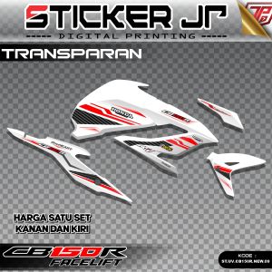 Striping Motor CB 150 R NEW Striping Motor Honda CB 150 Facelift Bahan Transparan JP09