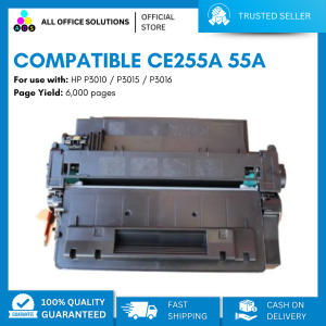 Replacement CE255A 55A Compatible Toner Cartridge for HP Printer