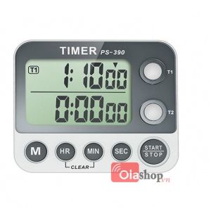 Đồng hồ hẹn giờ đếm ngược 2 kênh PS390
