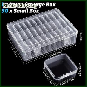Moito DIY Painting Embroidery Storage Box Nail Art Jewelry Rhinestone Mosaic Storage Container Multifunctional Storage Box