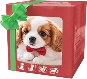 2025 New Robot Dog My Realistic Robotic Puppies Robot Puppy That Acts Like A Real Puppy Ai Nicoo Dog for Adults - Walking Barking Tail Wagging (Brown)