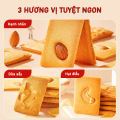 Bánh quy giòn mix hạt dinh dưỡng, hạnh nhân, hạt điều, dừa sấy giòn bùi – 1 thùng 345g. 