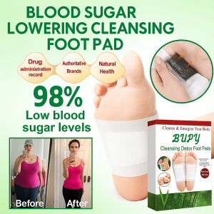 Herbal Plant Blood Sugar Lowering Cleansing Foot Pads Heel Pain Relief Patch Detox Herbal Foot Patch Health Care Relieves Body Pressure